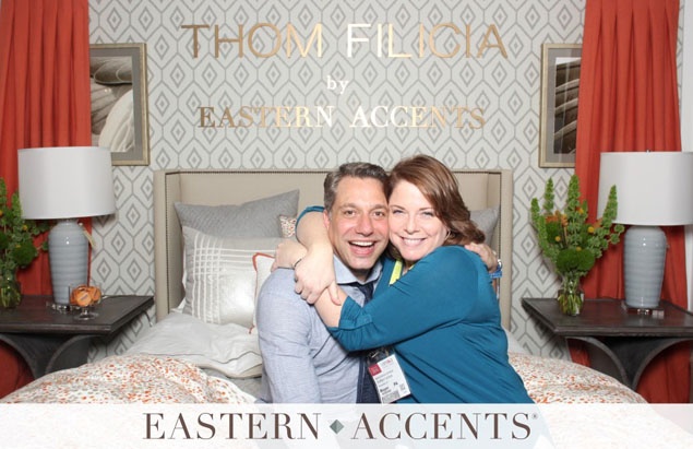 Mary Katharine poses with Thom Filicia