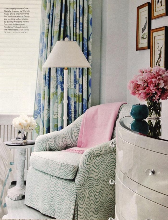 Thibaut Curtains in House Beautiful